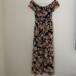 Toxiko Flower Romper / Dress Size S